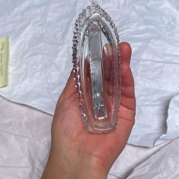 Vintage Galway Crystal model sailing boat paperweight - Picture 4 of 4